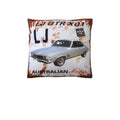 Australian Muscle Car Cushion LJ GTR XU1 White V442-ABR-CUSHION-MUSCLECARLJ-WHITE-SQ