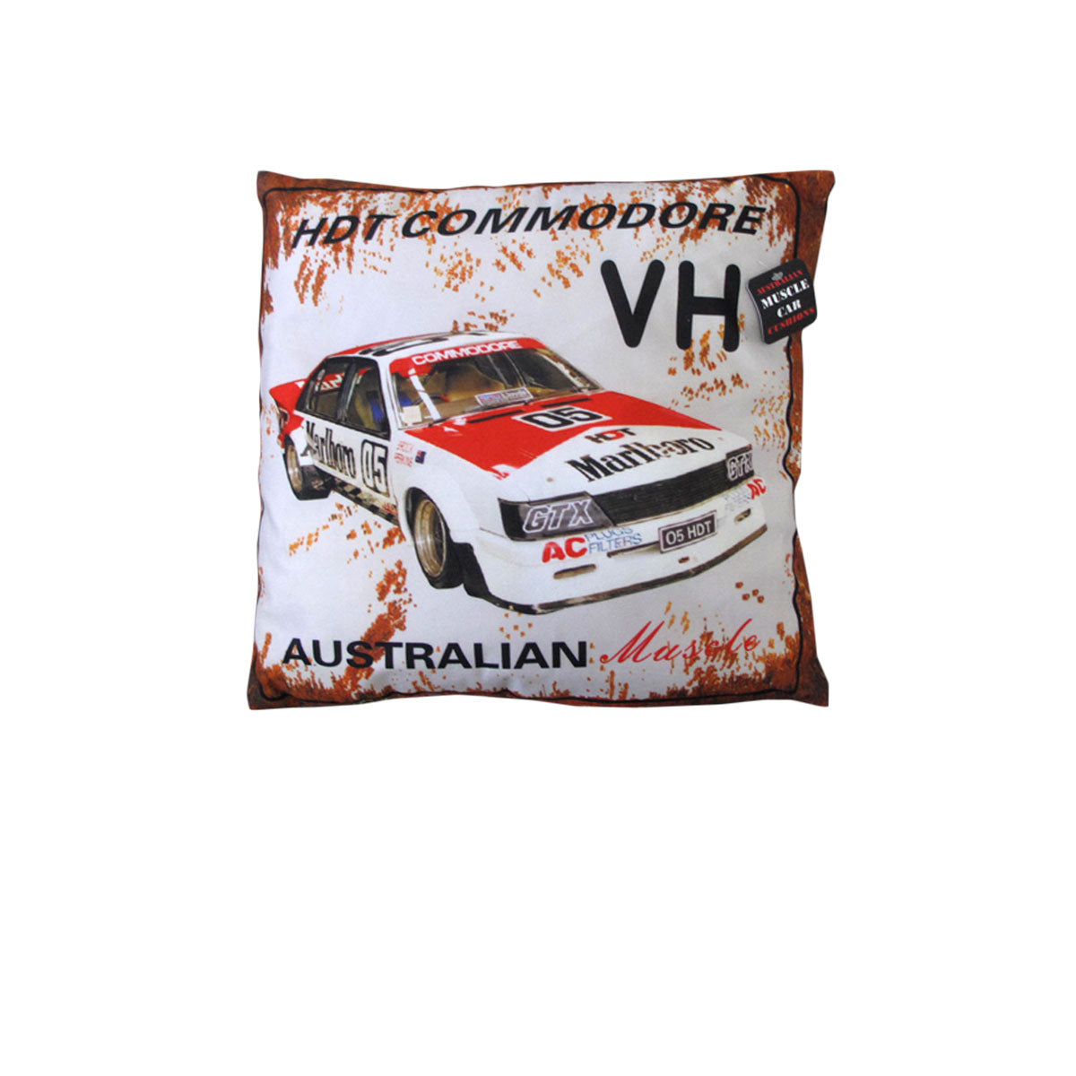 Australian Muscle Car Cushion VH HDT Comodore Red V442-ABR-CUSHION-MUSCLECARVH-RED-SQ