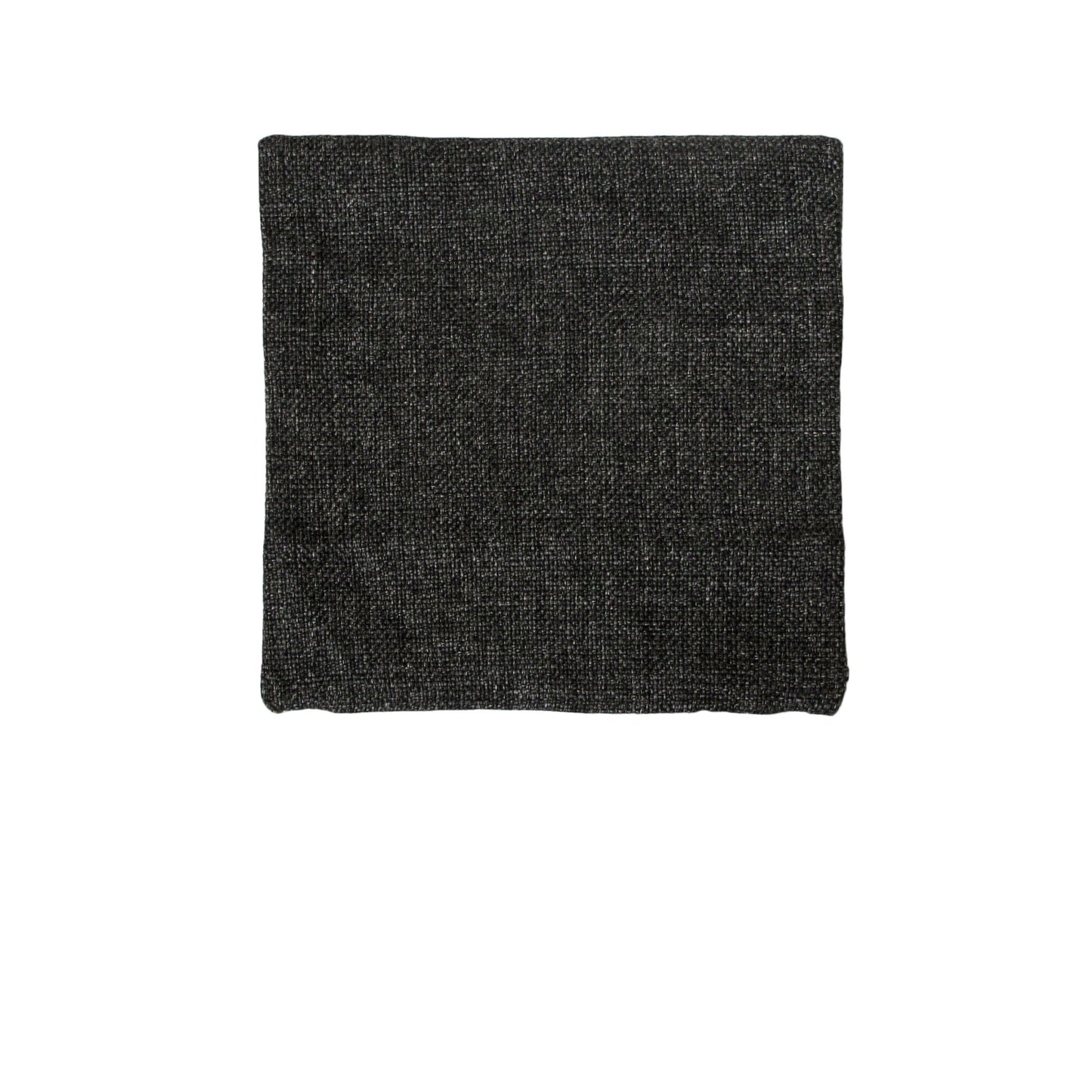 Polyester Chenille Cushion Cover Black V442-ABR-CUSHIONC-DESIGNERCHENILLE-BLACK-SQ