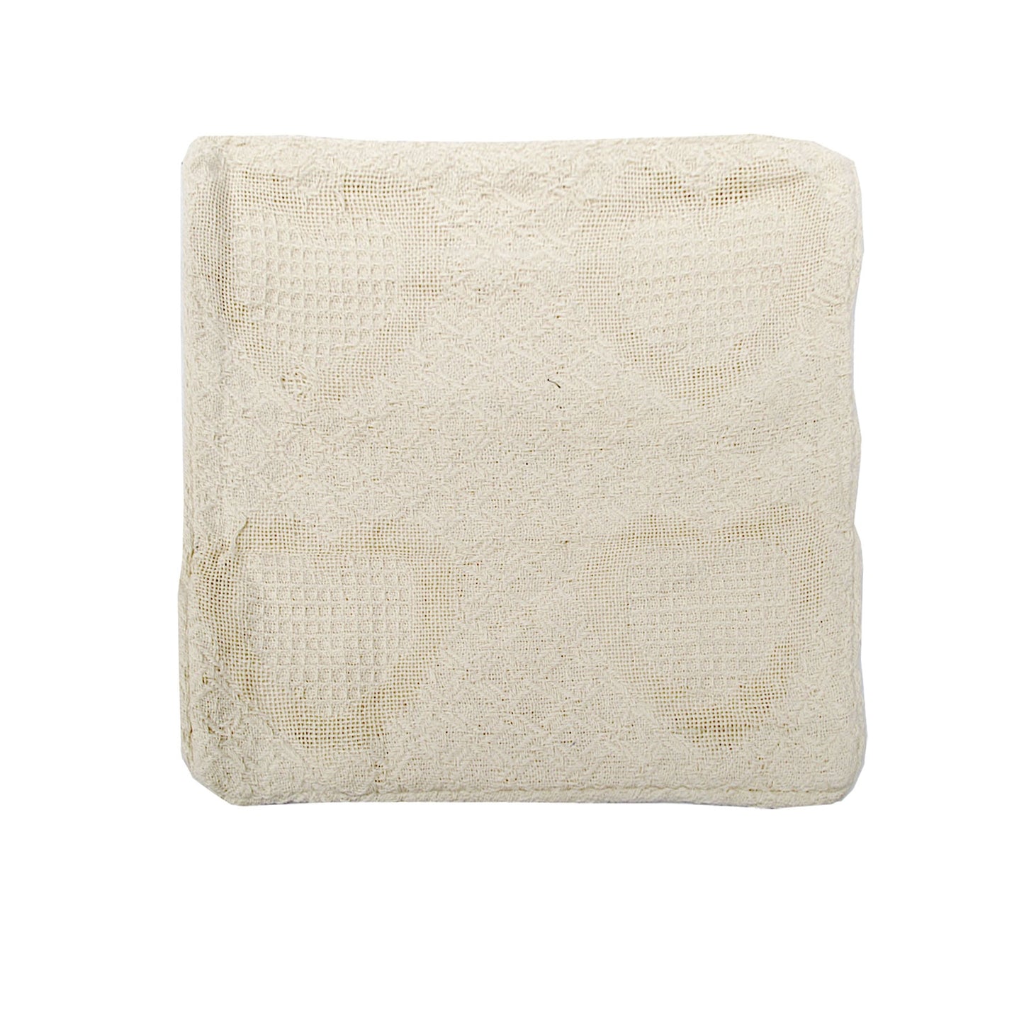 Cotton Knitted Cushion Cover Heart Natural V442-ABR-CUSHIONC-KNITTEDHEART-NATURAL-SQ
