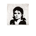 Michael Jackson Portrait Square Cushion Cover V442-ABR-CUSHIONC-MJPORTRAIT-CREAM-SQ
