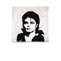 Michael Jackson Portrait Square Cushion Cover V442-ABR-CUSHIONC-MJPORTRAIT-CREAM-SQ
