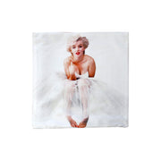 Marilyn Monroe Ballerina Square Cushion Cover V442-ABR-CUSHIONC-MMBALLERINA-WHITE-SQ