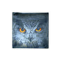 Black Owl Square Cushion Cover V442-ABR-CUSHIONC-OWL-BLACK-SQ
