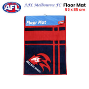 AFL Melbourne Football Club Rubber Backed Floor Mat 55 x 85 cm V442-ABR-FLOORMAT-AFLMELBOURNE-NAVY-RE