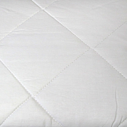 Lightly Quilted Cotton Top Mattress Protector Single V442-ABR-MATTRESSP-LIGHTLYQUILTED-WHITE-SB