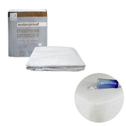 Fully Fitted Terry Waterproof Mattress Protector 30cm Wall V442-ABR-MATTRESSP-WATERPROOF-WHITE-KS