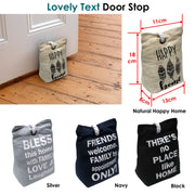 Door Stop Bag Navy Approx 0.98kg V442-ABR-MISC-DOORSTOPTEXT-NAVY-SH