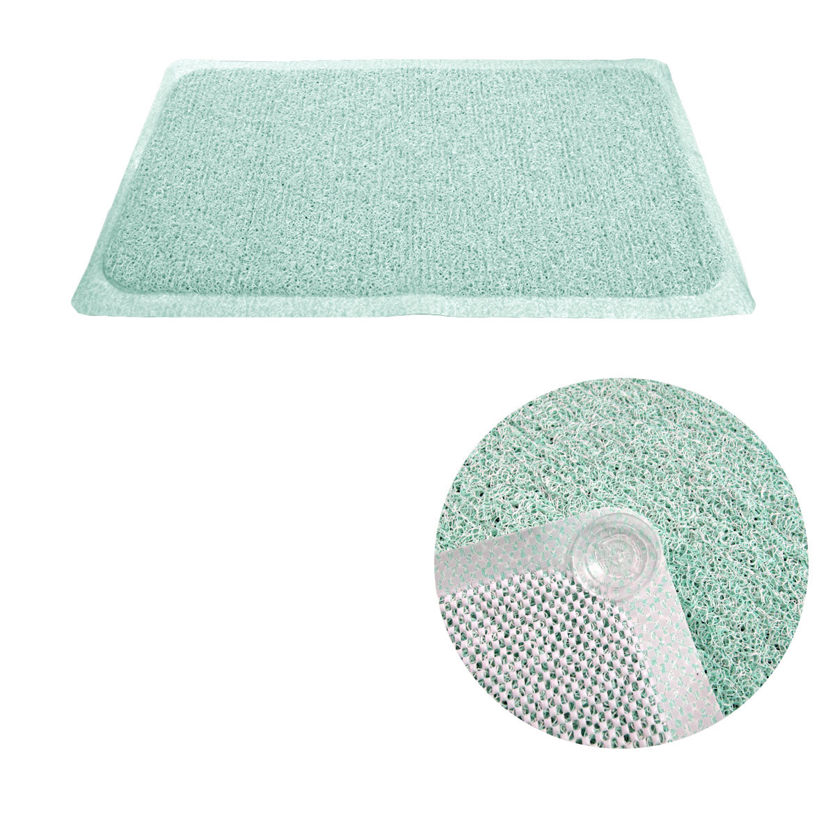 Loofah Shower Mat Green V442-ABR-MISC-LOOFAHMAT-GREEN-RE