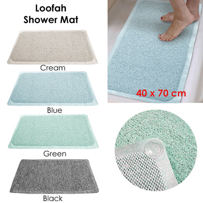 Loofah Shower Mat Green V442-ABR-MISC-LOOFAHMAT-GREEN-RE