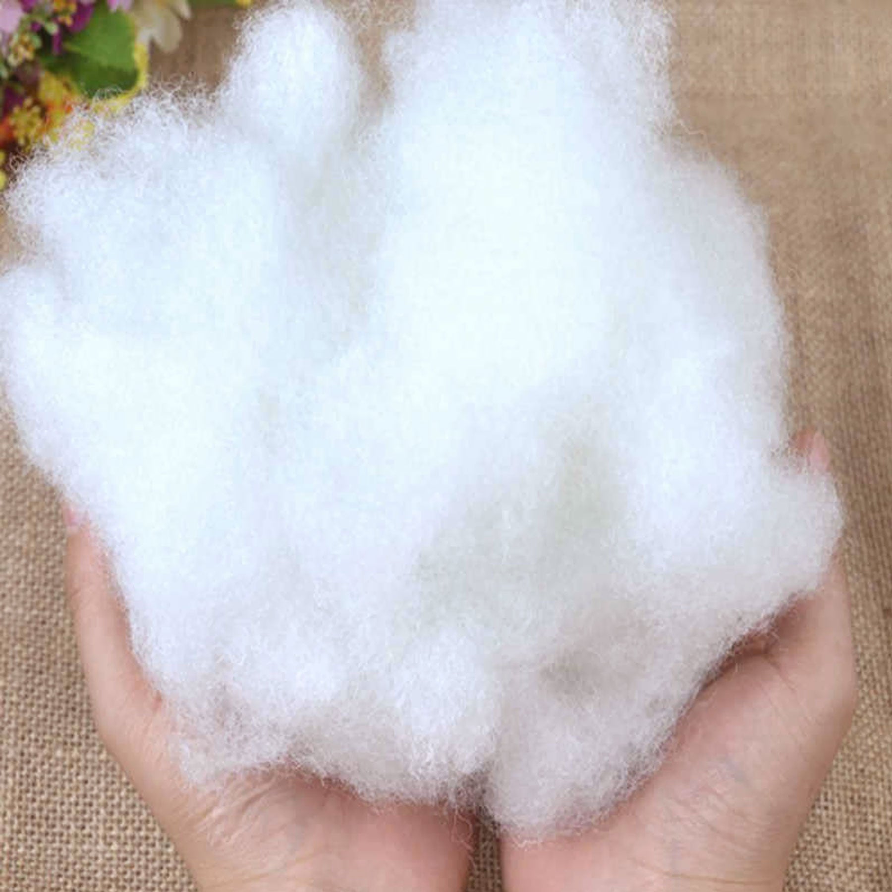 Soft Polyester Fiber Filling for Cushions, Pillows, Toys, and Crafts 800g