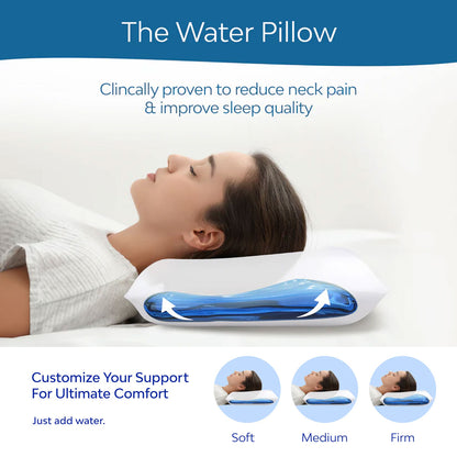 Mediflow Elite Premium Fiber Water Pillow 50 x 70 cm V442-ABR-PILLOW-ELITEWATER-WHITE-ST
