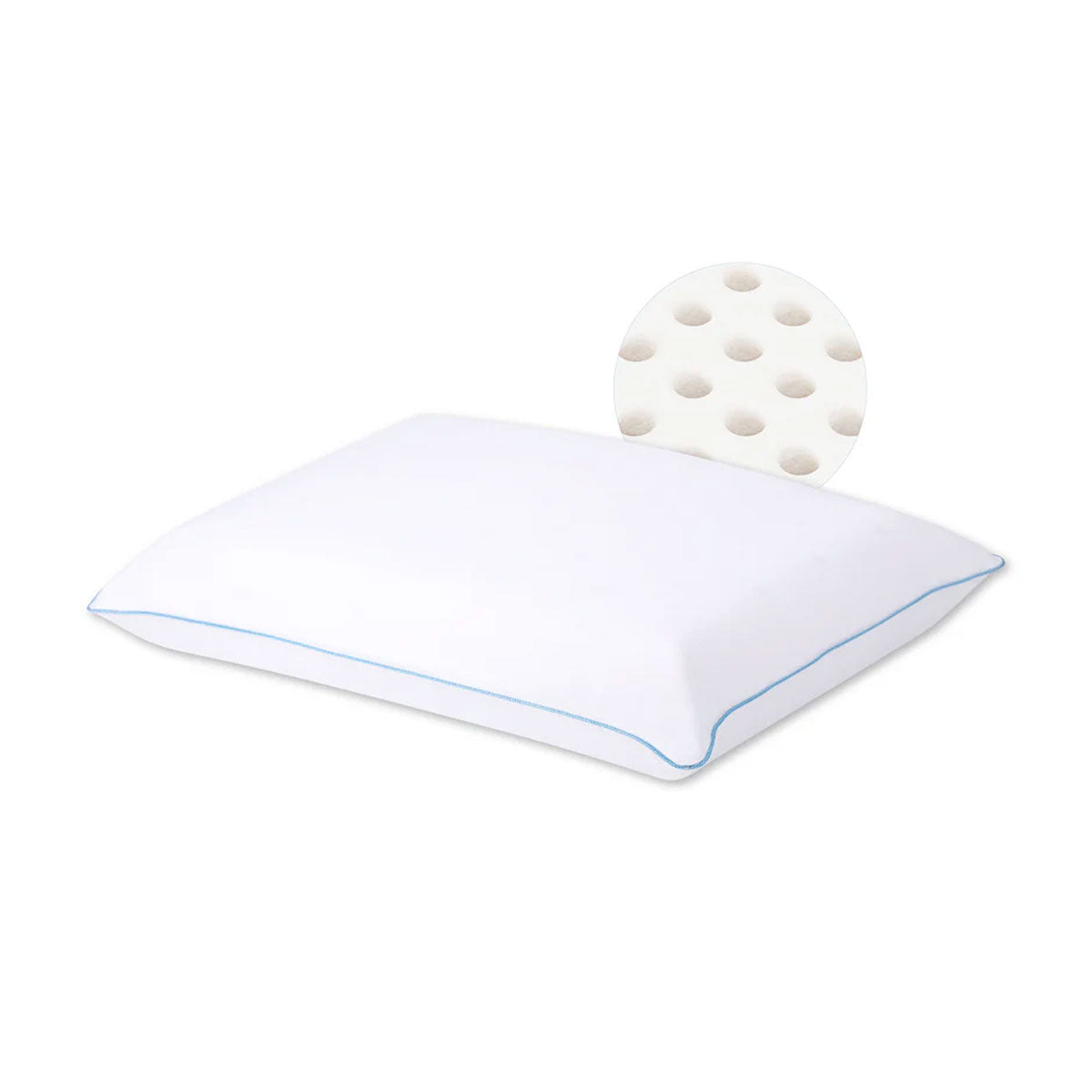 Mediflow Elite Premium Fiber Memory Foam Water Pillow 44 x 66 cm V442-ABR-PILLOW-ELITEWATERFOAM-WHITE-ST
