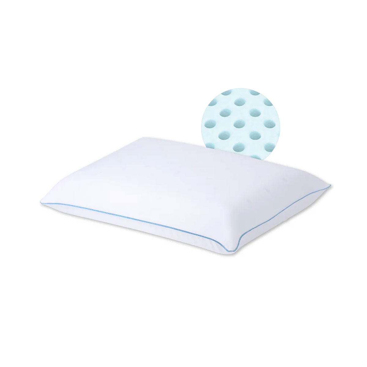 Mediflow Elite Premium Fiber Cooling Gel Memory Foam Water Pillow 44 x 66 cm V442-ABR-PILLOW-ELITEWATERGELFOAM-WHITE-ST