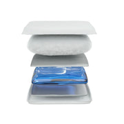 Mediflow Travel Size Waterbase Fibre Pillow 33 x 53 cm V442-ABR-PILLOW-TRAVELWATER-WHITE-RE