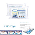 Mediflow Twin Pack Adjustable Waterbase Pillows V442-ABR-PILLOW-WATERBASETWIN-WHITE-ST