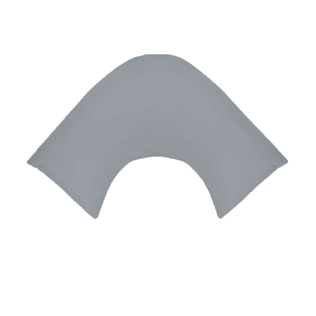 280TC Polyester Cotton V Shape Pillowcase Grey V442-ABR-PILLOWC-280TC-GREY-TR