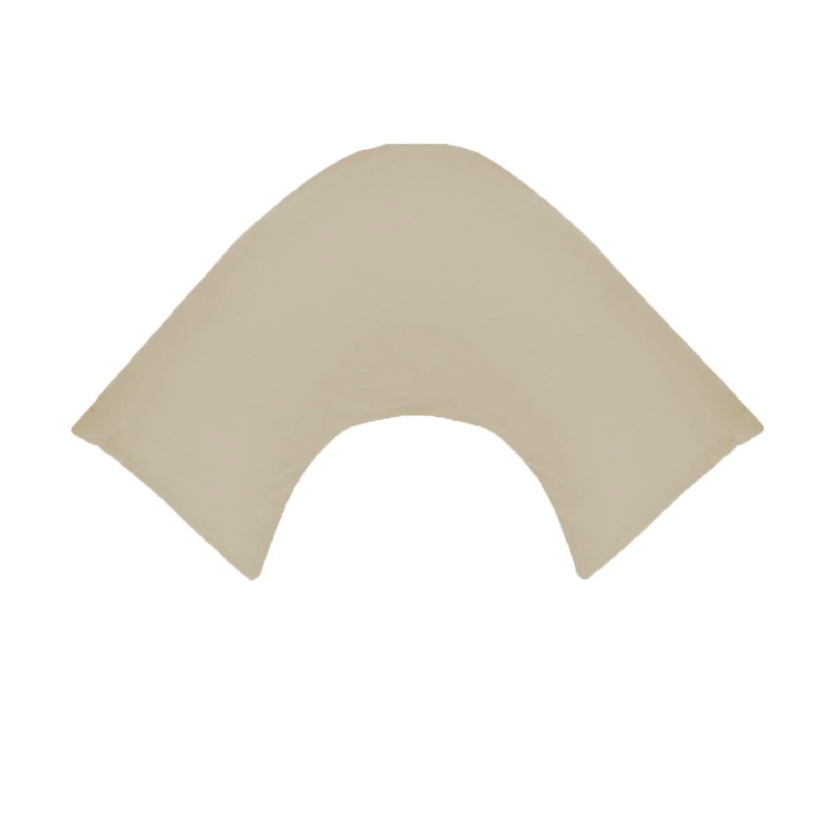 280TC Polyester Cotton V Shape Pillowcase Latte V442-ABR-PILLOWC-280TC-LATTE-TR
