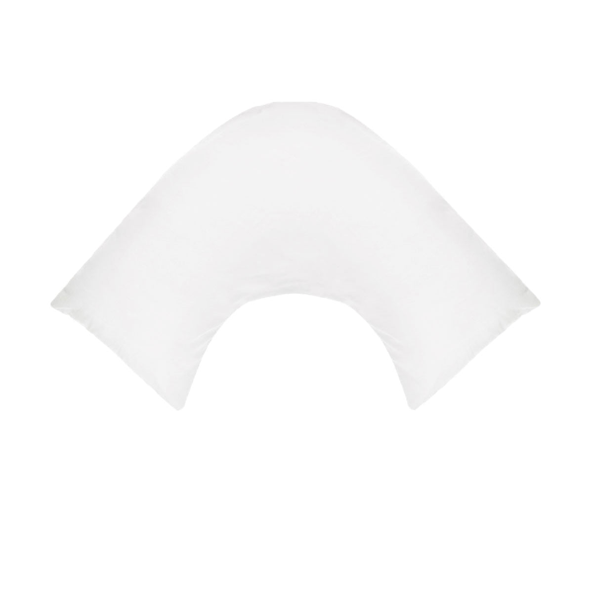 280TC Polyester Cotton V Shape Pillowcase White V442-ABR-PILLOWC-280TC-WHITE-TR