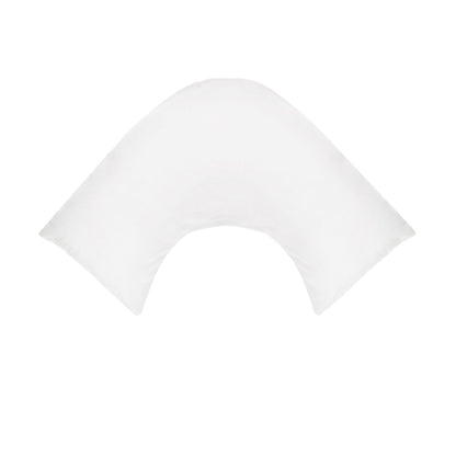 280TC Polyester Cotton V Shape Pillowcase White V442-ABR-PILLOWC-280TC-WHITE-TR