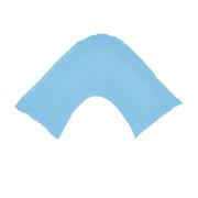 280TC EasyCare Polyester Cotton V Pillowcase Sky V442-ABR-PILLOWC-280TCPOLYCOTTON-SKY-TR