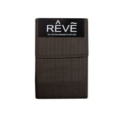 Pair of Reve 100% Cotton Standard Pillowcases 48 x 74 cm Multistripe Chocolate V442-ABR-PILLOWC-PAIRREVESTRIPE-CHOCOLATE-ST