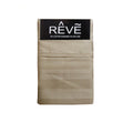 Pair of Reve 100% Cotton Standard Pillowcases 48 x 74 cm Vertical Stripe Latte V442-ABR-PILLOWC-PAIRREVEVERTICALSTRP-LATTE-ST