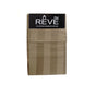 Pair of Reve 100% Cotton Standard Pillowcases 48 x 74 cm Wide Stripe Latte V442-ABR-PILLOWC-PAIRREVEWIDESTRIPE-LATTE-ST