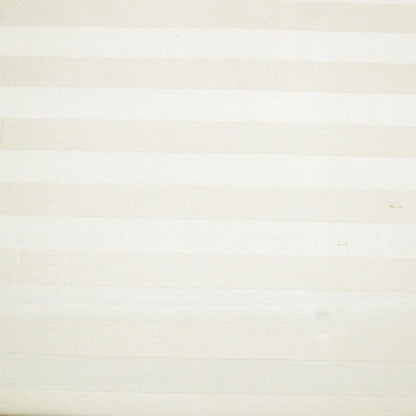 1000TC Self Striped Tailored Quilt Cover Set Ivory King V442-ABR-QUILTCS-1000TCTAILORED-IVORY-KI