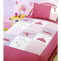 Diva Girls Accessories Embroidered Quilt Cover Set Single V442-ABR-QUILTCS-DIVA-PINK-SB