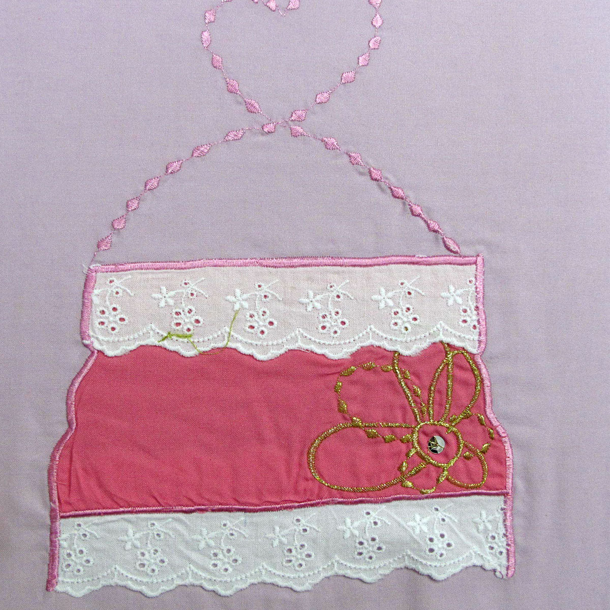 Diva Girls Accessories Embroidered Quilt Cover Set Single V442-ABR-QUILTCS-DIVA-PINK-SB