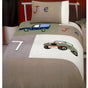 Jeep Classics Embroidered Quilt Cover Set Single V442-ABR-QUILTCS-JEEPCLASSICS-BROWN-SB