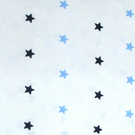 Polyester Cotton Stars Quilt Cover Set Double V442-ABR-QUILTCS-LUNASTARS-WHITE-DS