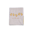 Five Little Ducks Embroidered Polyester Cotton Bassinet Size Sheet Set V442-ABR-SHEETS-FIVELITTLEDUCKS-WHITE-BASSINET