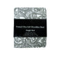 Printed Microfiber Sheet Set Single Grey Paisley V442-ABR-SHEETS-PAISLEY-GREY-SB