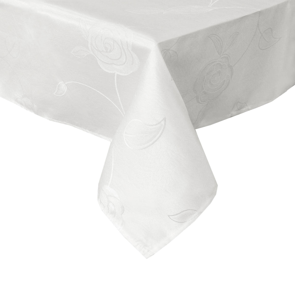 Jacquard Tablecloth Rosa Ivory 150 x 210 cm V442-ABR-TABLEC-ROSA210CM-IVORY-RE