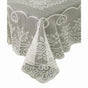 Rose Lace Polyester Tablecloth Cream 130 cm Square V442-ABR-TABLEC-ROSE130-CREAM-SQ
