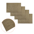 Choice Set of 4 PVC Table Placemats Diamonds Gold V442-ABR-TABLEPLACEMAT-DIAMONDS-GOLD-RE