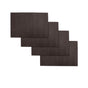 Choice Set of 4 PVC Table Placemats Harold Chocolate V442-ABR-TABLEPLACEMAT-HAROLD-CHOCOLATE-RE