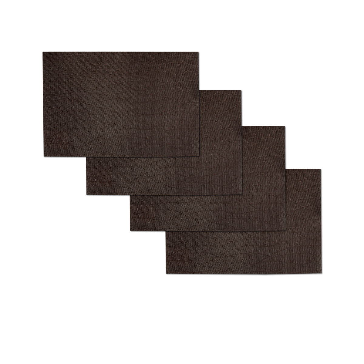 Choice Set of 4 PVC Table Placemats Spring Buds Chocolate V442-ABR-TABLEPLACEMAT-SPRINGBUDS-CHOCOLATE-RE