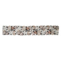 Shell Embroidered Table Runner 33 x 170cm V442-ABR-TABLER-SHELLEMBROIDERED-NATURAL-RE