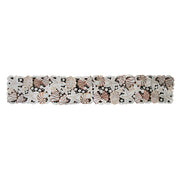 Shell Embroidered Table Runner 33 x 170cm V442-ABR-TABLER-SHELLEMBROIDERED-NATURAL-RE