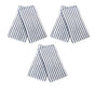 Set of 6 Microfibre Striped Tea Towels Charcoal V442-ABR-TEAT-MICROFIBRESETOF6-CHARCOAL-RE
