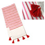 Avon Tassel Throw Rug V442-ABR-THROW-AVONTASSLE-IVORY-RE