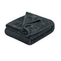 Soft Diamond Fleece Throw Rug/Blanket Charcoal V442-ABR-THROW-DIAMONDFLEECE200-CHARCOAL-RE