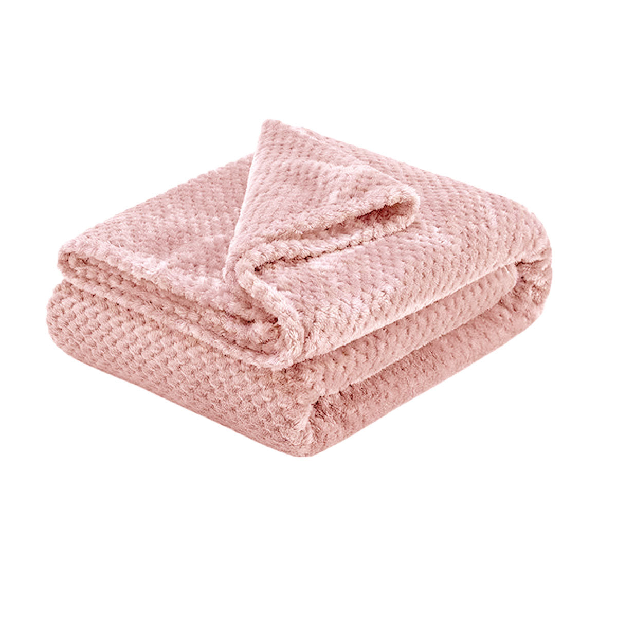 Soft Diamond Fleece Throw Rug/Blanket Pink V442-ABR-THROW-DIAMONDFLEECE200-PINK-RE
