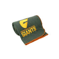 AFL Licensed Polar Fleece Throw GWS Giants Embroidered V442-ABR-THROW-GWSGIANTSEMB-GREY-RE