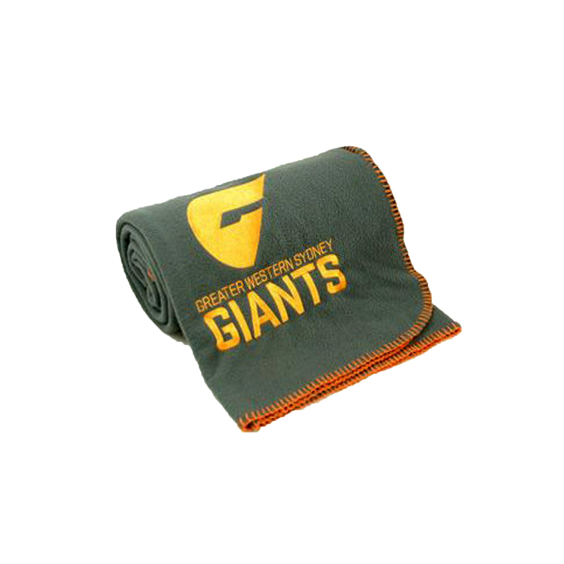 AFL Licensed Polar Fleece Throw GWS Giants Embroidered V442-ABR-THROW-GWSGIANTSEMB-GREY-RE