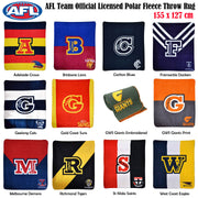 AFL Licensed Polar Fleece Throw GWS Giants Print V442-ABR-THROW-GWSGIANTSPRINT-ORANGE-RE