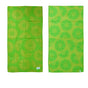 Jacquard Velour Reversible Beach Towel Lime Cirtus V442-ABR-TOWEL-CIRTUS-LIME-RE